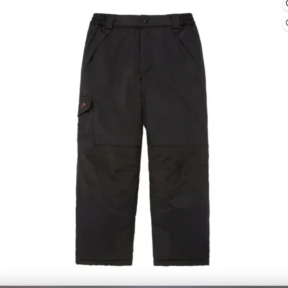 LIKE NEW NWOT BOYS VERTICAL 9 WIND RESISTANT SNOW & SKI BLACK PANTS SIZE SMALL - Picture 1 of 5